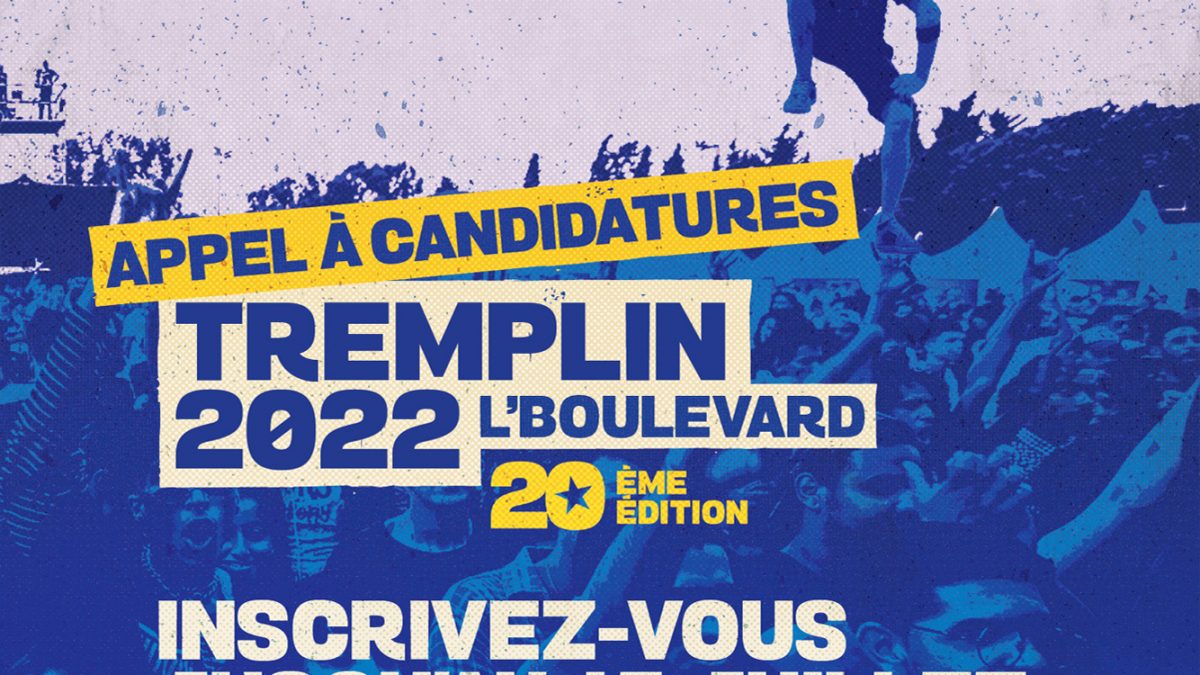 Appel à candidature – Tremplin L’Boulevard 2022